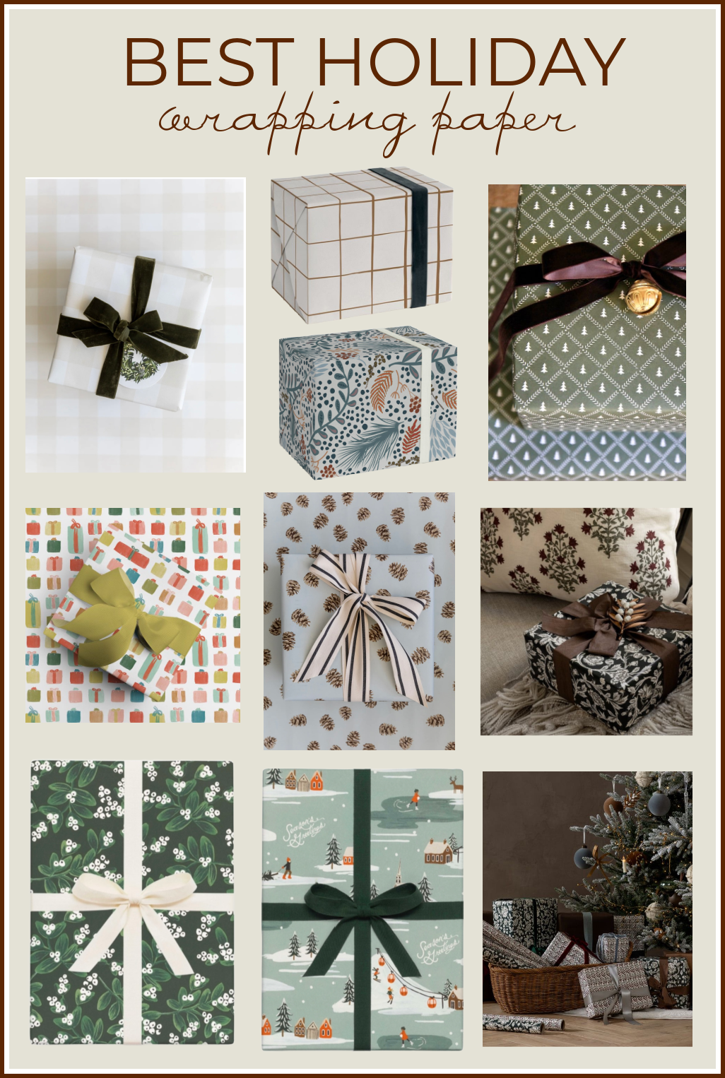 Best Holiday Wrapping Paper Sources