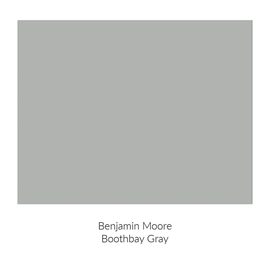 The Perfect Earthy Coastal Paint Color Palette. Boothbay Gray Benjamin Moore. City Farmhouse by Jennifer O'Brien