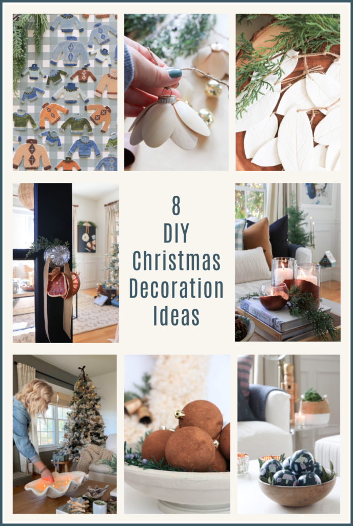 8 ideas de decoración de Navidad de bricolaje