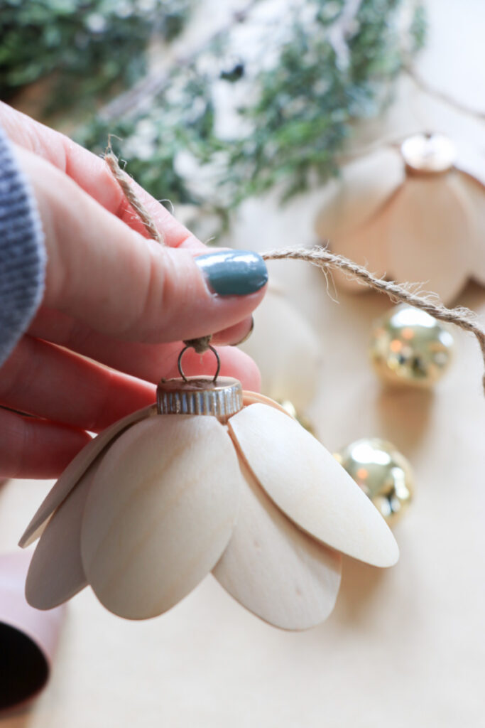 DIY lotus bells ornaments