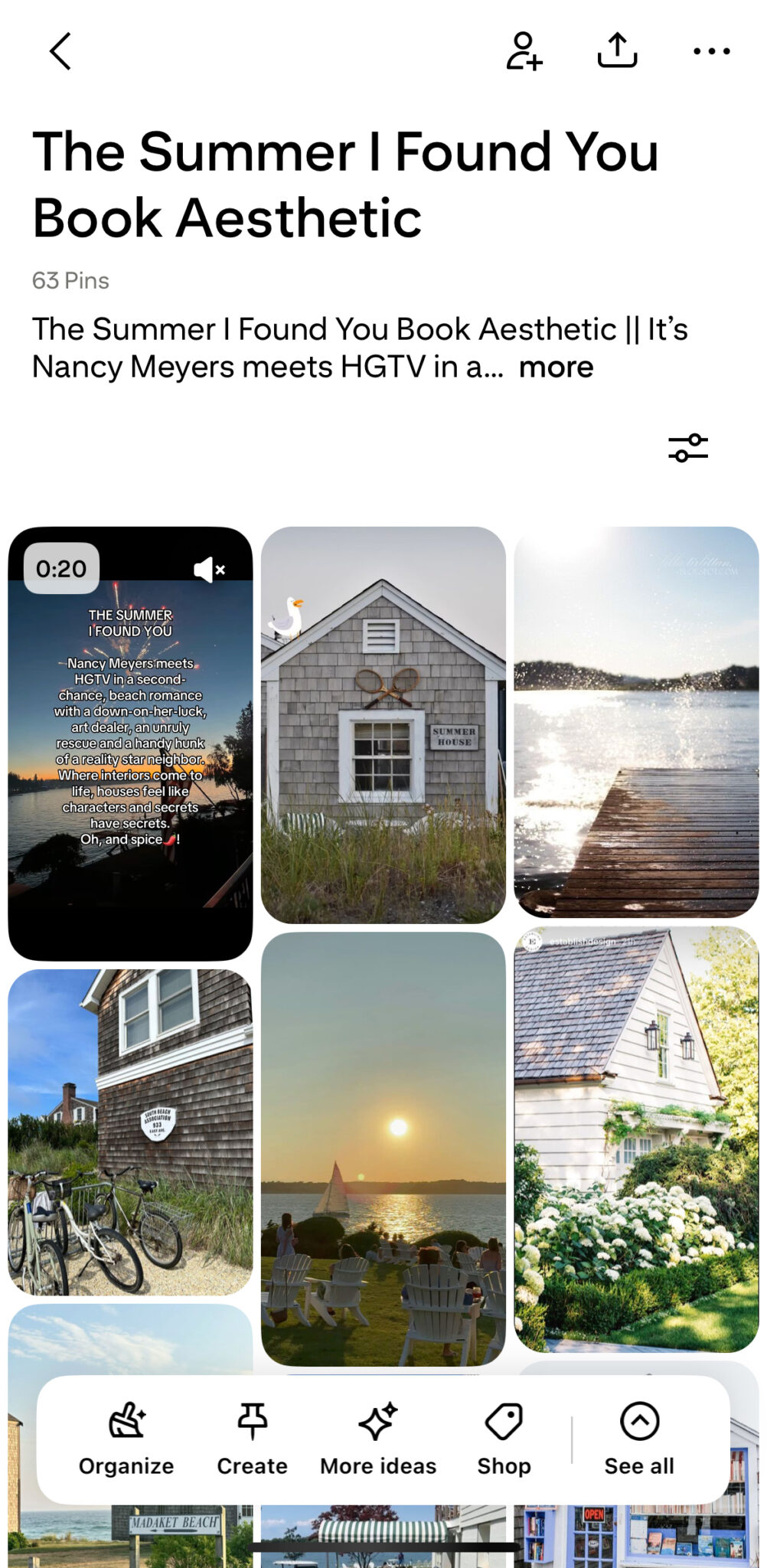 THE SUMMER I FOUND YOU Book Aesthetic. It's Nancy Meyers meets HGTV in a second-chance, found-family beach town romance with a down-on-her-luck Art Gallery Director, an unruly rescue, and a handy, hunk of a reality star neighbor. Where interiors come to life, houses feel like characters, and secrets have secrets, oh, and spice.