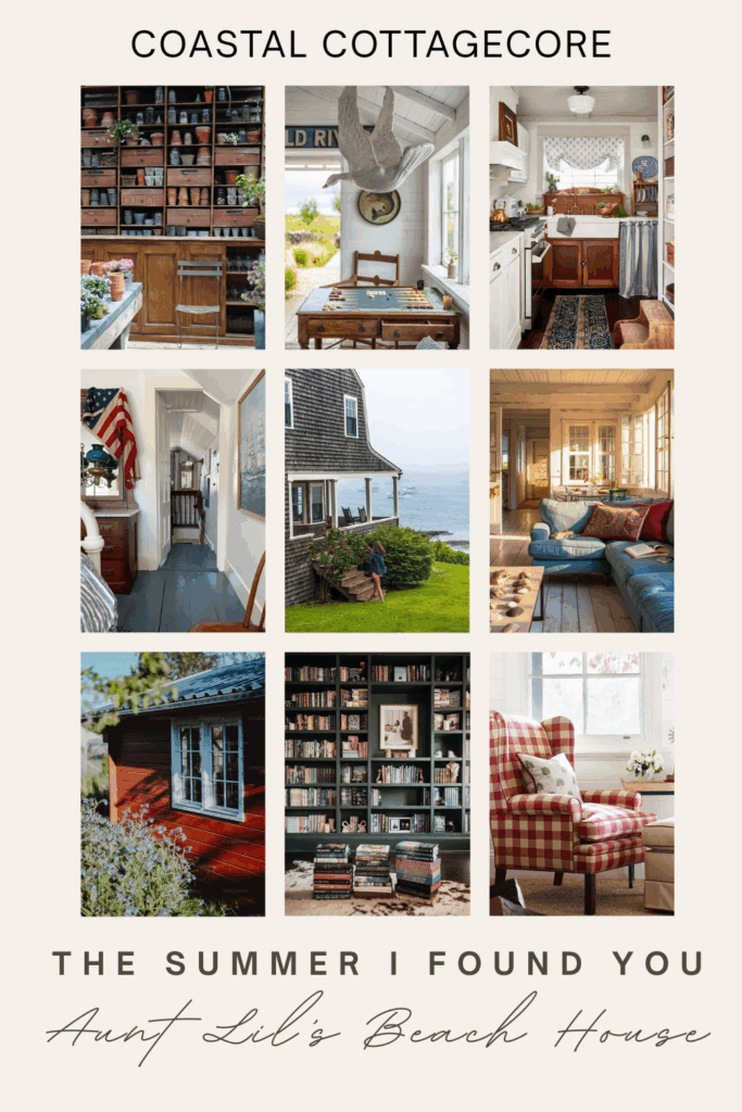 Coastal Cottagecore-The Summer I Found You Book Aesthetic-Aunt Lil's Beach House