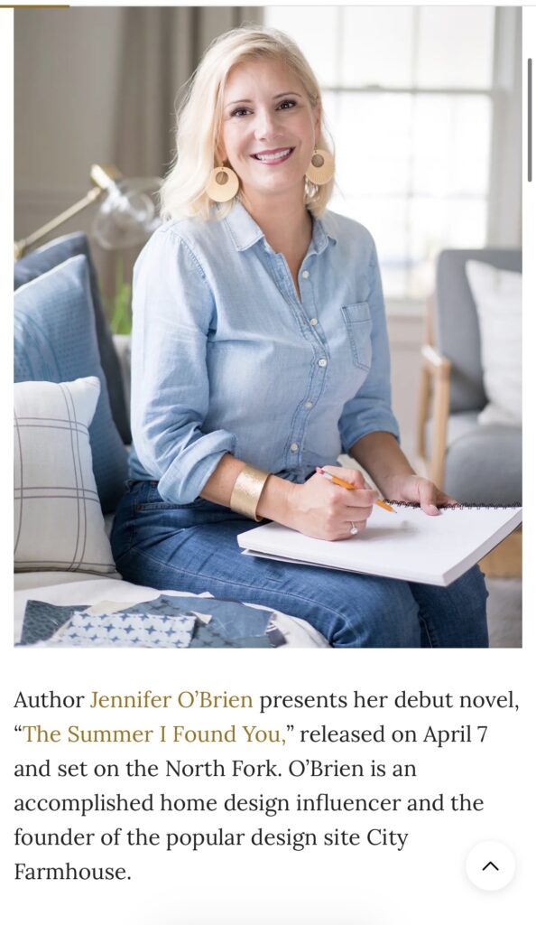 The Summer I Found You by Jennifer O'Brien James Lane Post