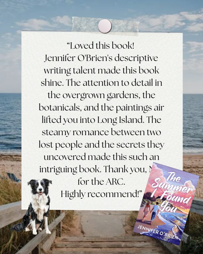 The Summer I Found You By Jennifer O'Brien book review